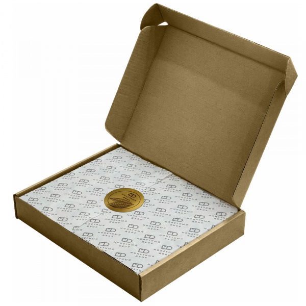 Молочный шоколад Монетный Двор "Поздравляем с 23 февраля" в мини-плитках по 5 гр, 100 шт