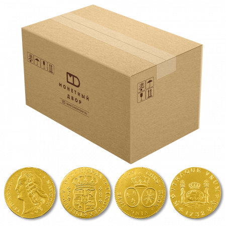 Монеты "Золото пиратов" Монетный двор, 500 шт по 6 гр.
